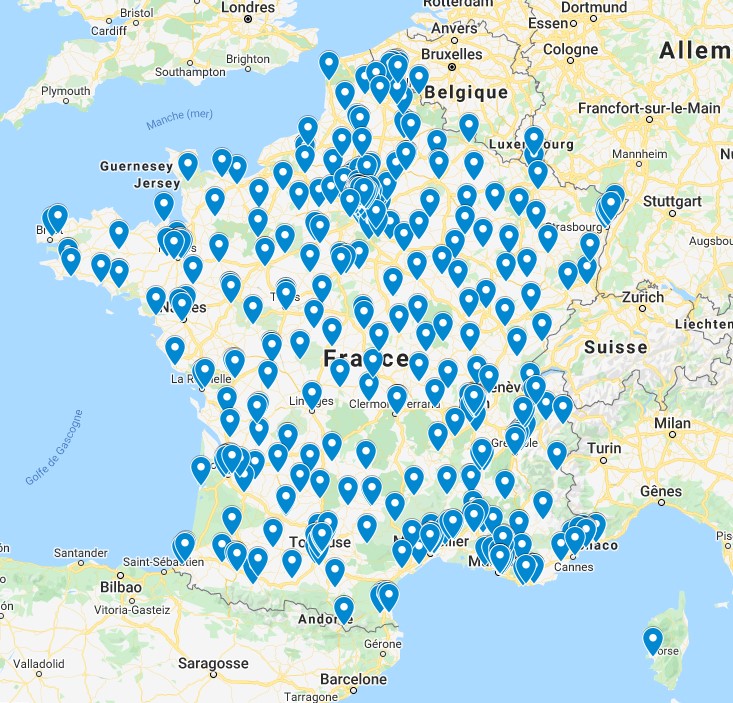 acquereurs-expertise-comptable Carte de la répartition géographique des acquéreurs de cabinet d'expertise comptable